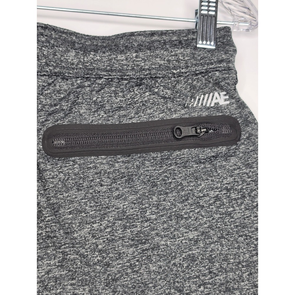 American‎ Eagle Mens Flex Jogger Shorts Teal Heather Zip Pocket SMALL NWOT - Picture 7 of 7